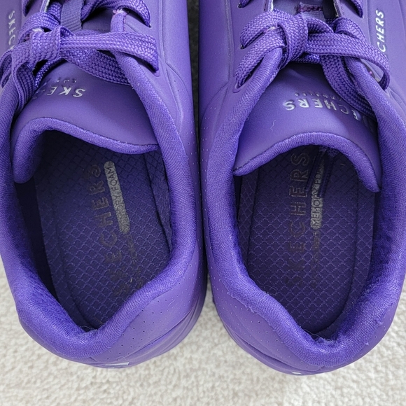 Skechers Uno Night Shades Purple Memory Foam Street Sneakers Sz 10 - Picture 8 of 12